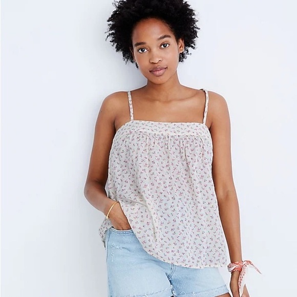 Madewell Tops - Stitched Swing Tank Top in Bright Buds